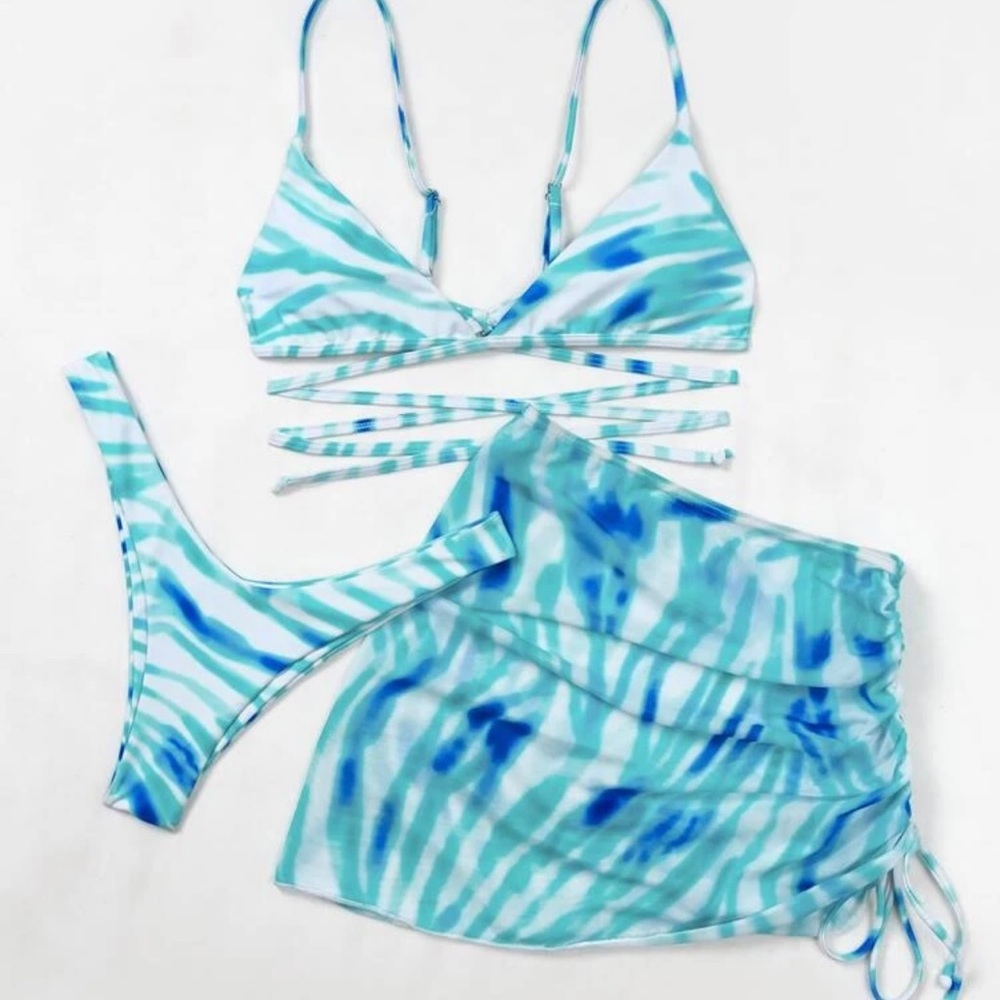 3 piece Crisscross swimsuit